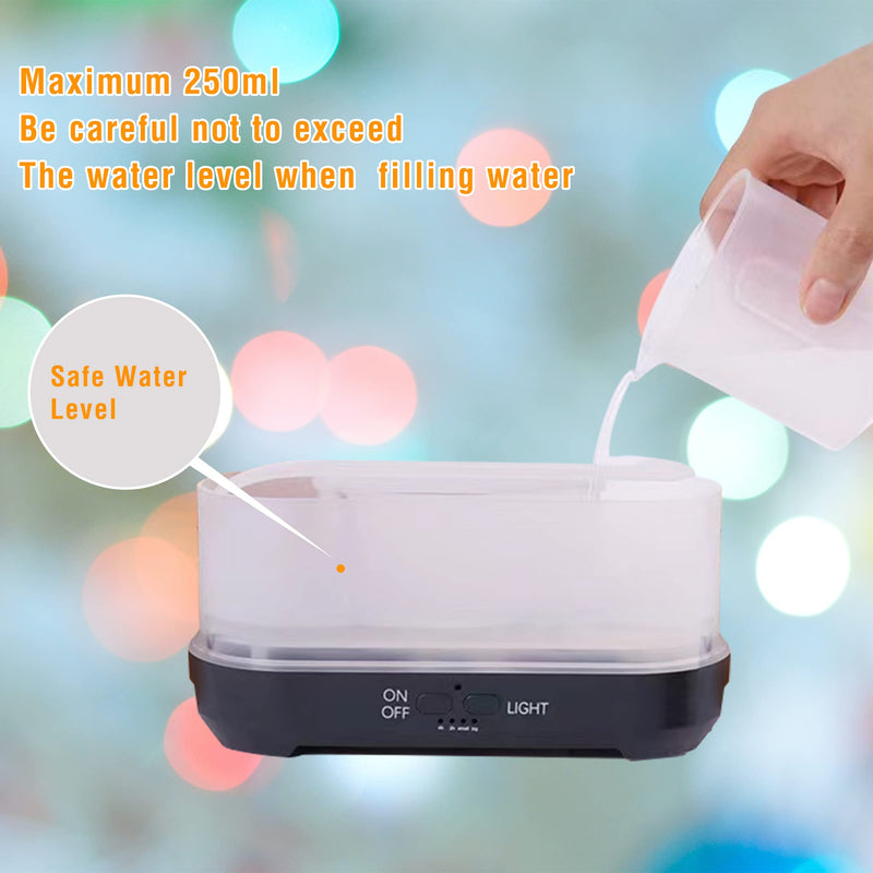 Christmas Snowflake Pattern Humidifier Household Colorful Aromatherapy Humidifier Atmosphere Colorful Diffuser