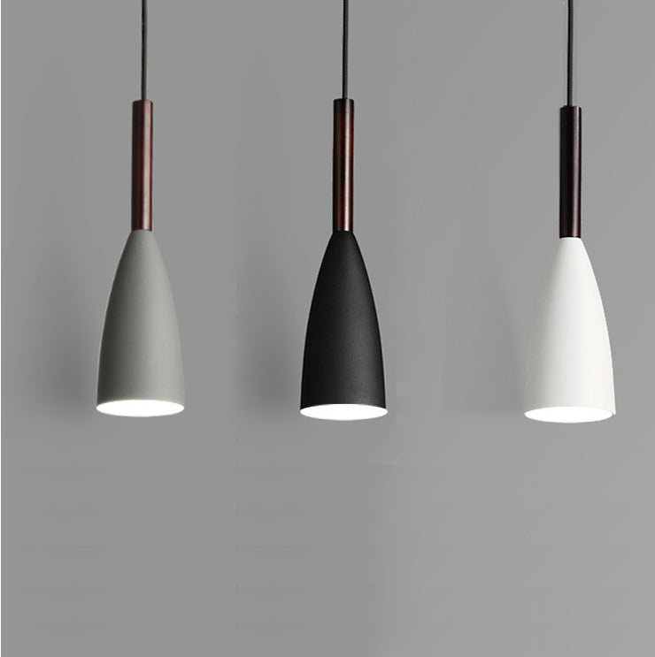 Nicolai, Nordic Inspired Pendant Light in Black, Blue, Green and White